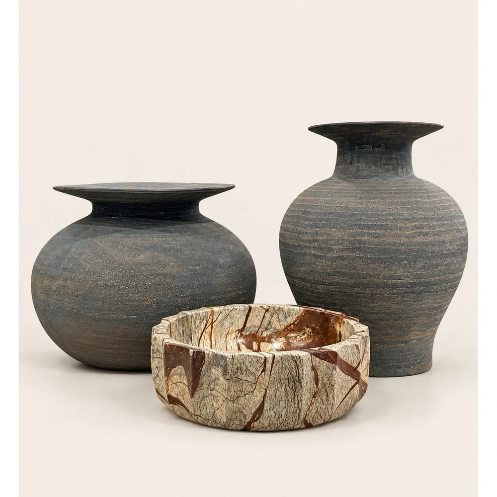 Tall Ceramic Exaggerated Rim Vase - Threshold Studio McGee, Target